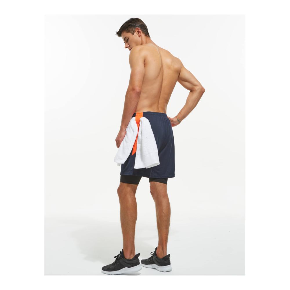 Entdecken Sie Vielseitigkeit 2er Pack atmungsaktiver Herrenshorts für Outdoor und Fitness schnell trocknend und komfortabel. Perfekt für jeden Sport