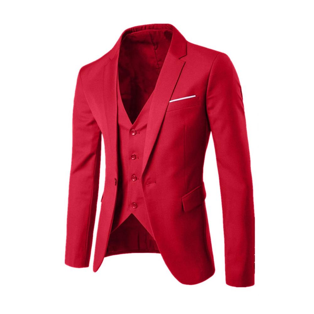 Herren Anzugjacke Sakko Regular Fit Business Freizeit Blazer slim fit Einreiher (M-3XL) Men Jacket Charm Casual Slim Fit One Button Suit Coat Jacket