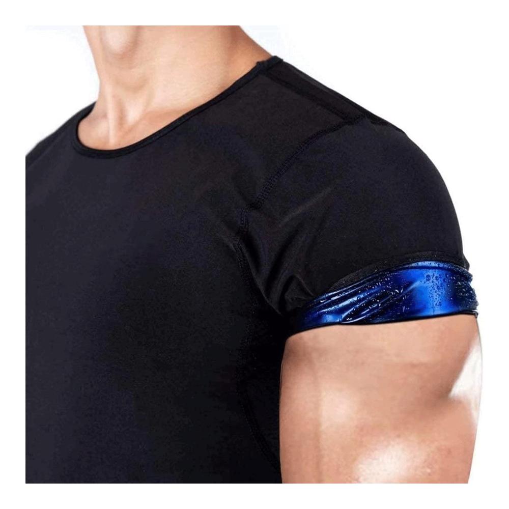 Perfektes Training Herren Sauna Unterhemd zur Gewichtsreduktion mit Reißverschluss. Hot Neopren Korsett Taille Trainer für schlanken Körper. Männer 4XL