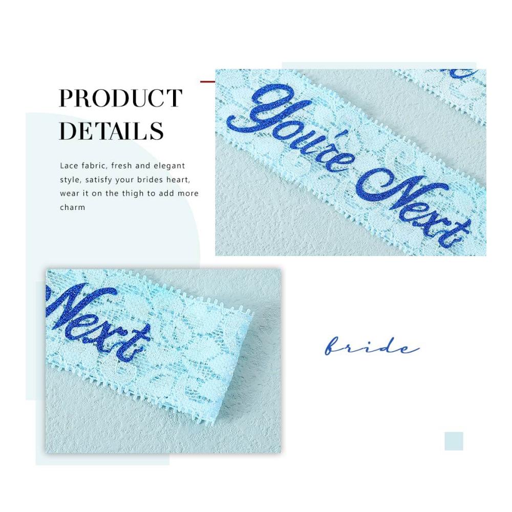 Exklusives Brautstrumpfband-Set Handgefertigte Spitze perfekt für Hochzeiten! Zwei elegante Strumpfbänder & Strumpfhalter in Himmelblau für Frauen und Mädchen. Jetzt verfügbar