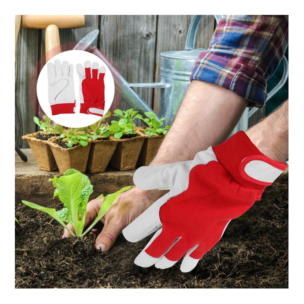 Ultimativer Schutz Kaktussichere Lederhandschuhe für Damen - Dornensicher & Winterfest - Perfekte Gartenbegleiter & Geschenkidee - Jetzt zugreifen! 🌿🧤