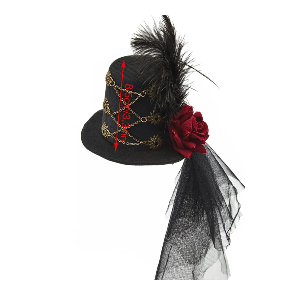 Vintage Steampunk Fedora & Trilby Zeitlose Eleganz für Damen. Perfekt für Halloween Partys & Zeitreisen. Entdecken Sie Ihren einzigartigen Stil mit diesen Steampunk-Hüten und Accessoires