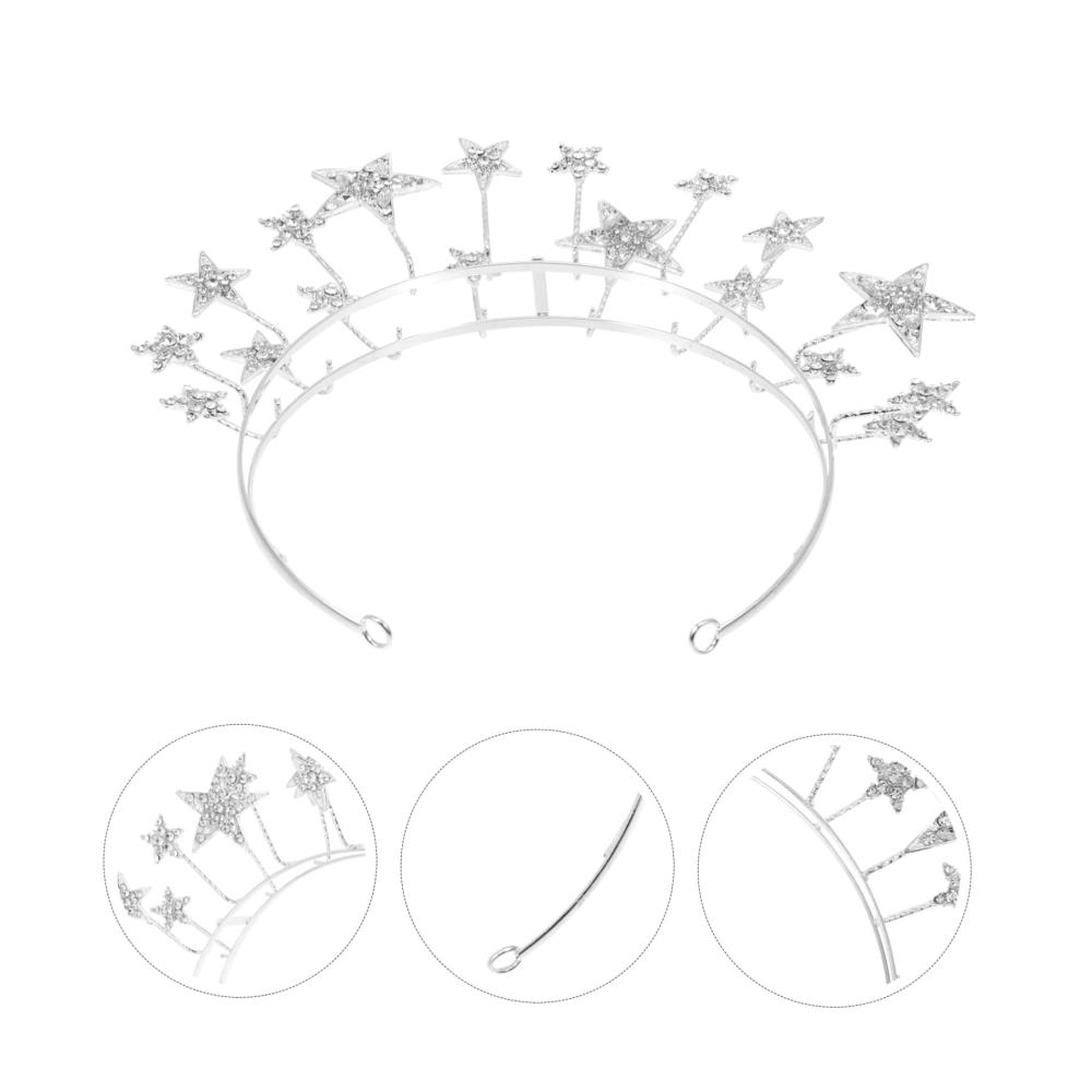 Glänzende Haarbänder Funkelnde Sterne und Strass für magische Hochzeits-Styles! Perfekter Haarschmuck für Kinder Mädchen und göttliche Prinzessinnen. Gönnen Sie sich strahlenden Glamour