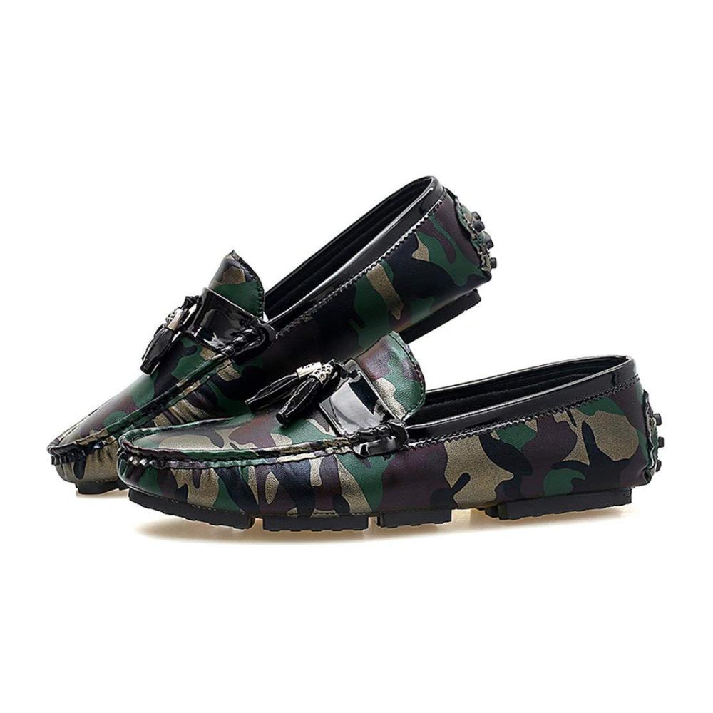 Entdecke den ultimativen Komfort Herren Slipper & Mokassins - Klassisch Ultraleicht und Stilvoll! Perfekt für Büro und Freizeit. Jetzt in Camouflage Silber