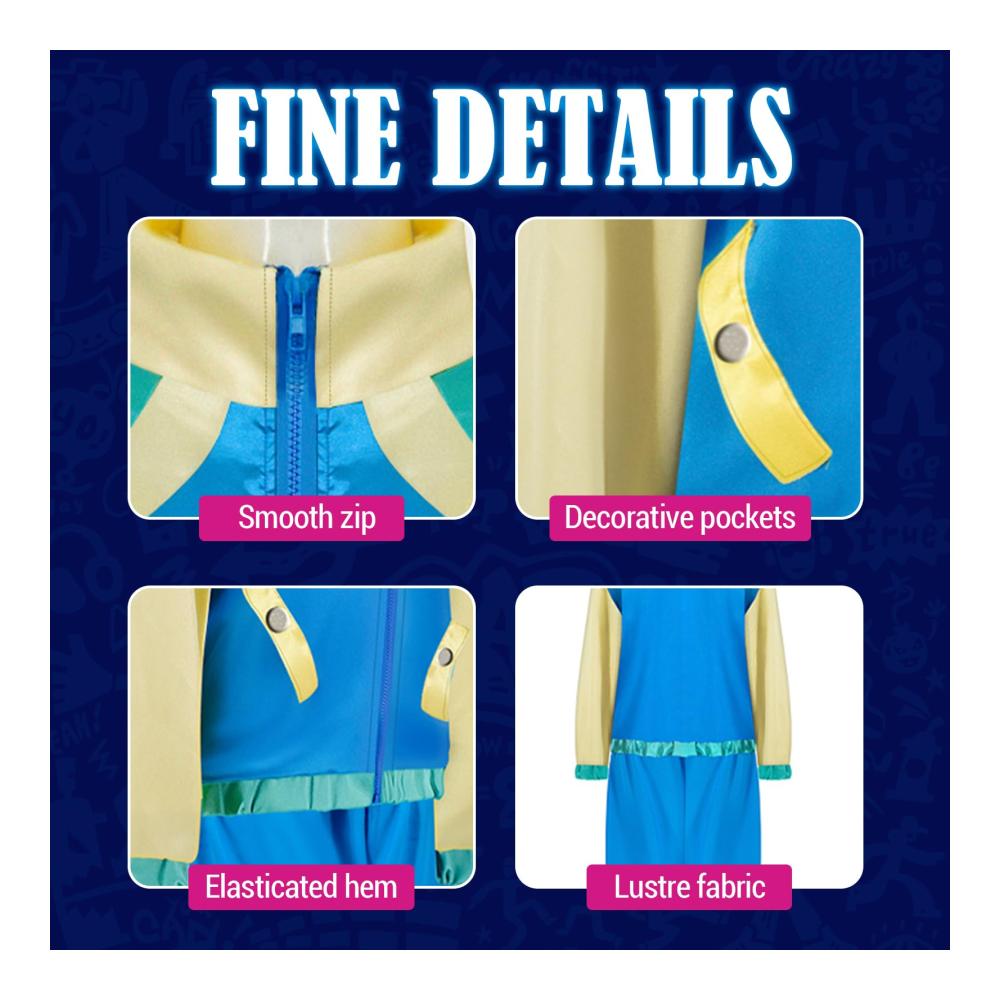 70er 80er 90er Jahre Bad Taste Trainingsanzug Kostüm Retro Sportanzug Neon 80s Party Jogginganzug Damen Herren Fasching Karneval Kostüm Hose und Jacke
