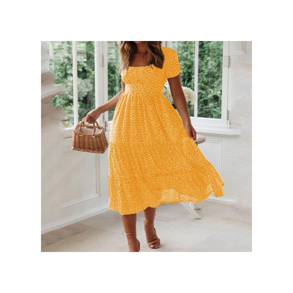 Entzückende Vintage-Druck Röcke Zeitlos elegant und verspielt! Holen Sie sich den perfekten Look für jeden Anlass. (Farbe Grün Größe S