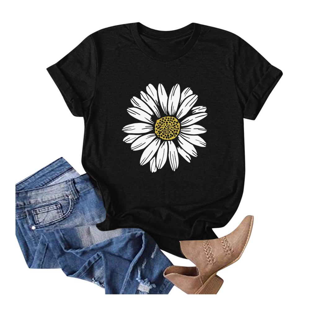 Stilvolle Langarmshirts für Damen Geblümtes Design in Übergrößen elegant und lässig. Perfektes Y2K-Oversize-Shirt mit Rundhalsausschnitt. Holen Sie sich Ihren neuen Favoriten