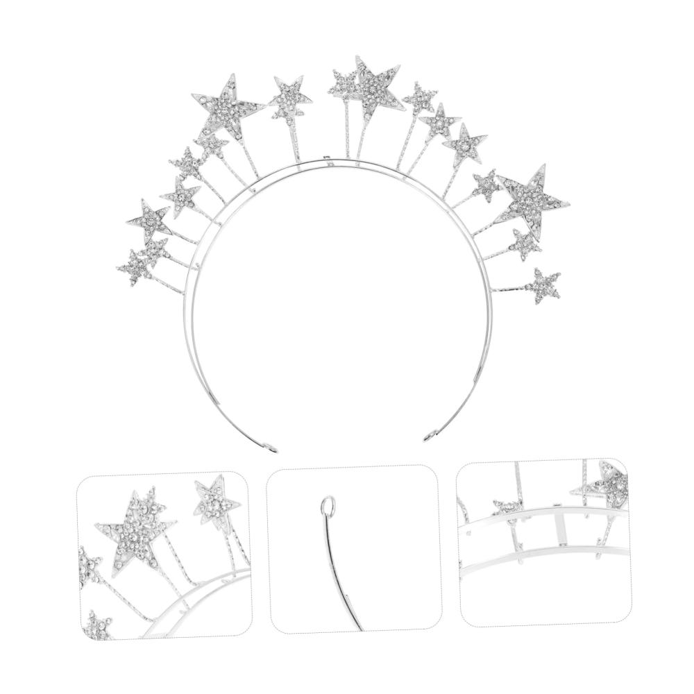 Glänzende Haarbänder Funkelnde Sterne und Strass für magische Hochzeits-Styles! Perfekter Haarschmuck für Kinder Mädchen und göttliche Prinzessinnen. Gönnen Sie sich strahlenden Glamour