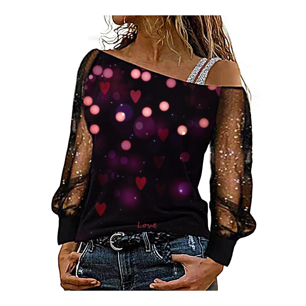Einzigartiges Party-Essential Damen Glänzende Pailletten-Bluse mit Sexy Cut-Outs und Klassischem Schnitt. Perfekt für Große Größen! Holen Sie sich Ihren Style jetzt