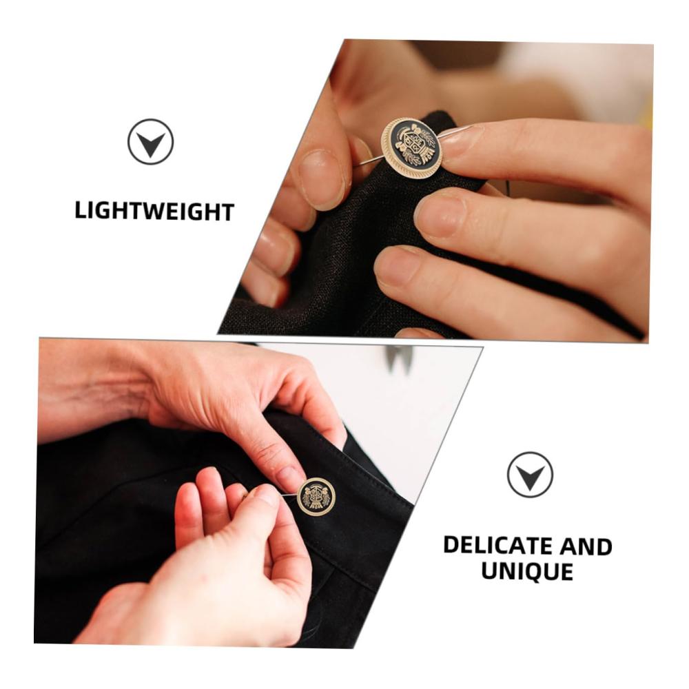 30er-Pack Click-Buttons Kreatives DIY-Zubehör für Hemden Blazer & mehr! Vintage-Design mit Metallknöpfen und Ösen. Jetzt stilvoll gestalten