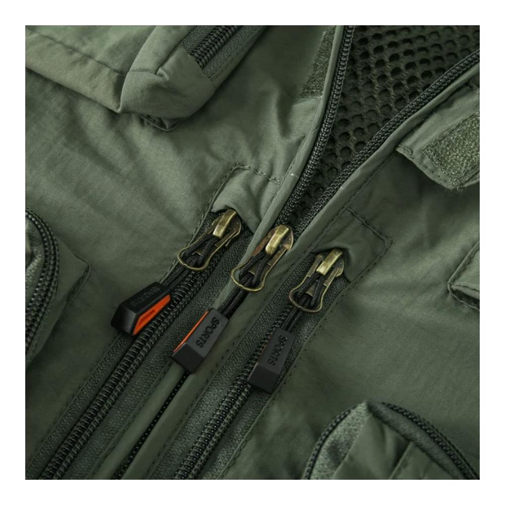 Entdecke die ultimative Multi-Taschen Weste für Herren | Atmungsaktiv multifunktional und stilvoll für Angeln Segeln Joggen und mehr
