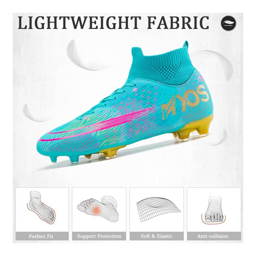 Professionelle High-Top Fußballschuhe Ideal für Jugendliche & Erwachsene. Top-Qualität & Spikes für perfekte Performance. Jetzt bei