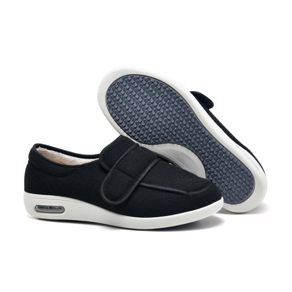 Bequeme Slipper & Mokassins für Damen und Herren Orthopädische Gesundheitsschuhe mit Memory Foam zum reinschlüpfen. Perfekt bei Hallux valgus und für Hallensportler