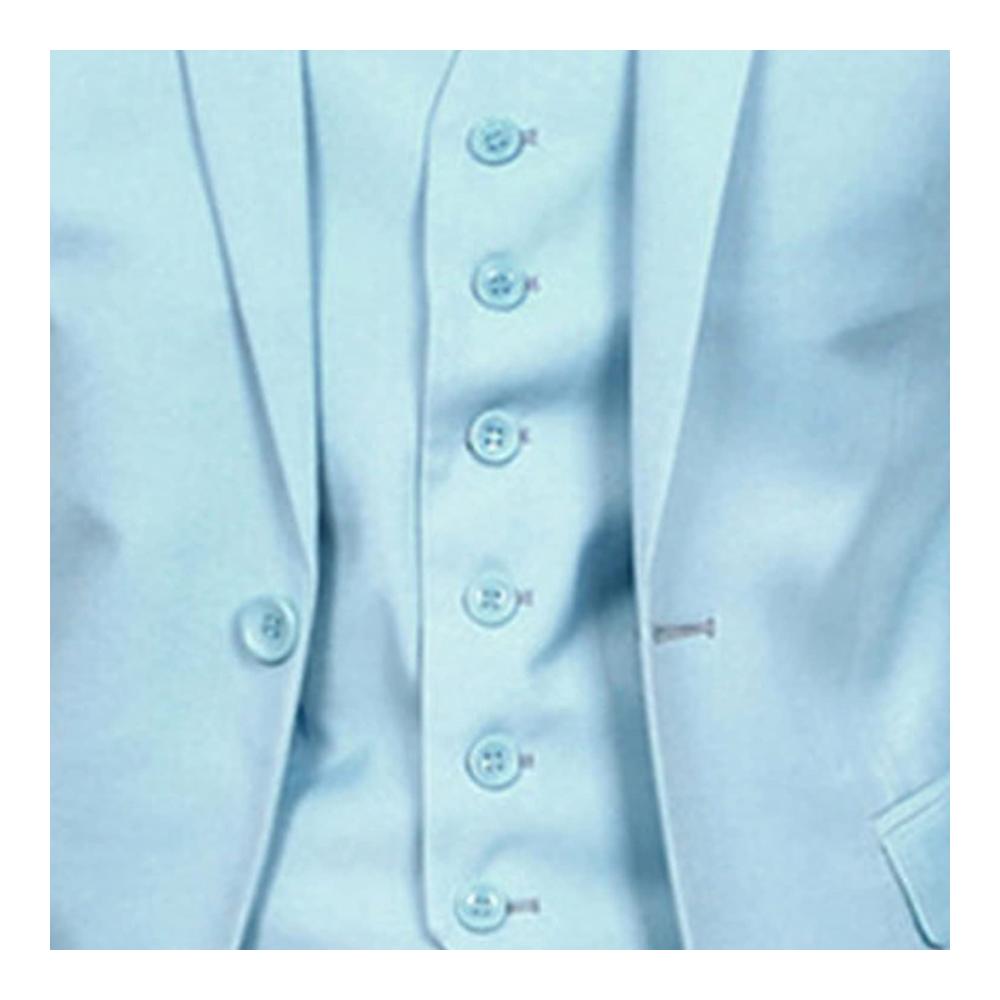 Exklusiver 3-Teiliger Business Anzug Eleganz in L Hellblau | Hochwertiger Herren Anzug mit Schmaler Jacke Smoking Blazer & Passender Hose | Perfekt für Hochzeiten & formelle Anlässe