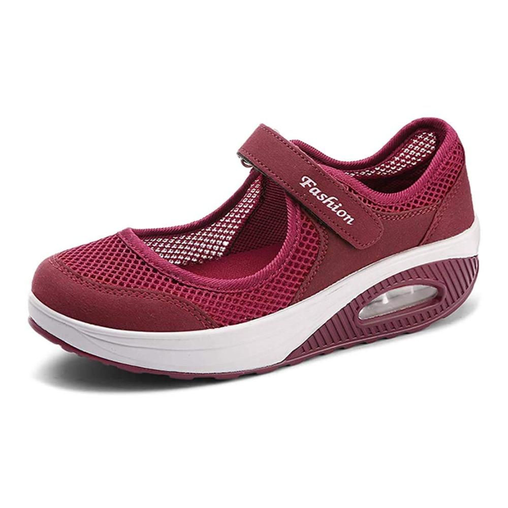 Sportliche Damen Fitnessschuhe mit Klettverschluss | Atmungsaktiv & Bequem | Ideal für Sport & Freizeit