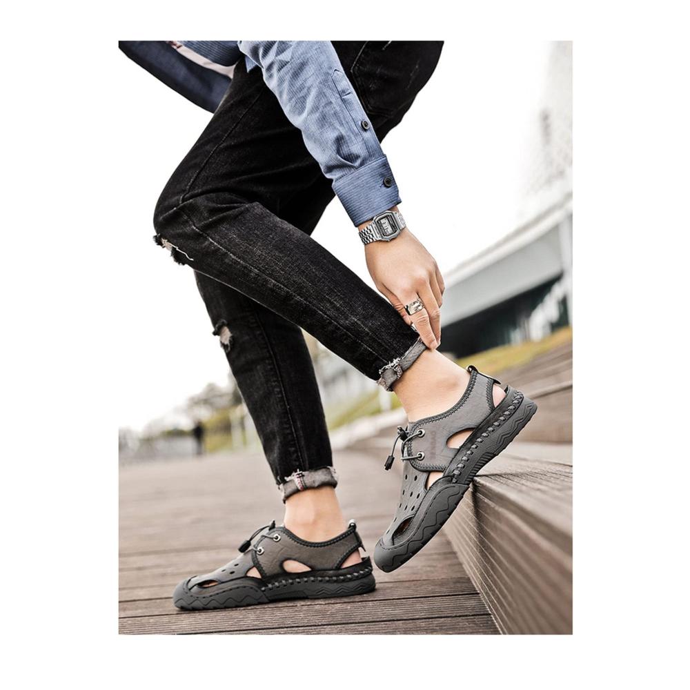 Ultimativer Komfort für den Sommer Herren Freizeitsandalen | Leichte atmungsaktive Sohlen | Ideal für Outdoor-Abenteuer und Strandsportarten