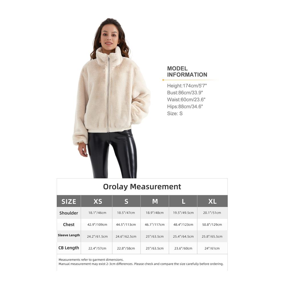 Warme kuschelige Winterfleecejacke für Damen mit Reißverschluss praktischen Taschen und flauschigem Sherpa-Futter