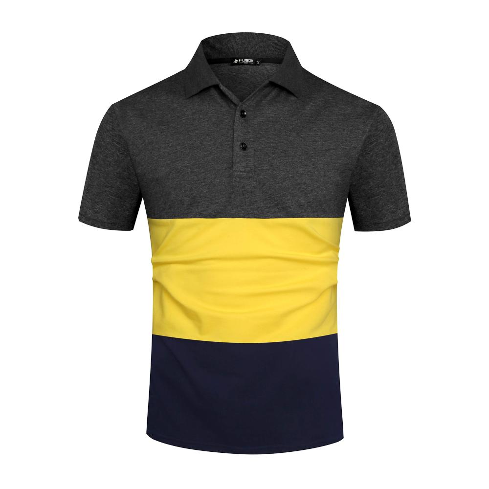 Sommerfrische im Streifenlook Herren Poloshirt aus Baumwolle - Stilvolles Kurzarm T-Shirt für Männer - Polo Shirt für einen zeitlosen Look. Erhalten Sie jetzt Ihr perfektes Poloshirt
