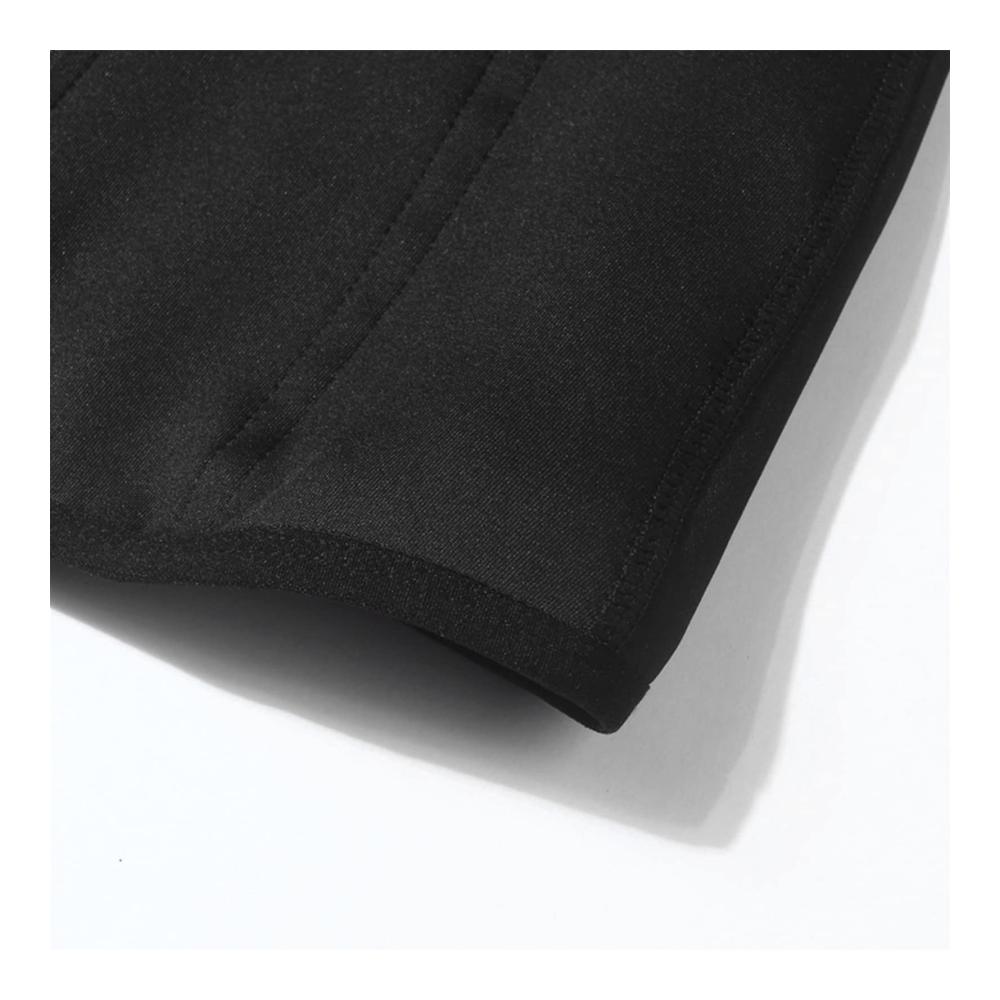 Formgebendes Korsett Rückenunterstützung schlanker Look! Hochwertiges Damen Korsett mit Reißverschluss vorne für Fitness und Taille-Training. In Schwarz. Erreiche deine Ziele stilvoll