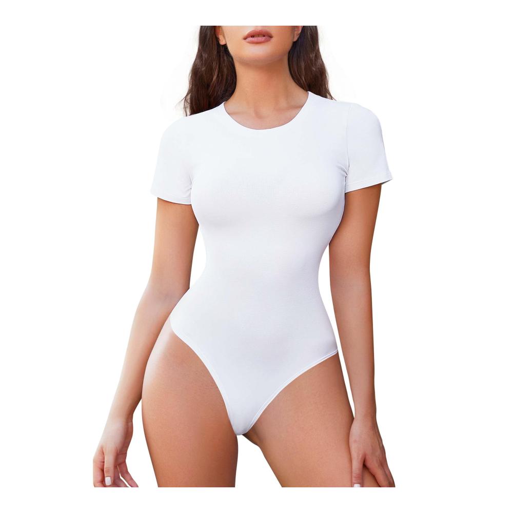 Entdecken Sie den ultimativen Formende Bodys Sculpting Body Shaper Damen T-Shirt Tanga Bodysuit. Perfekt für eine schmeichelnde Silhouette und Selbstvertrauen jetzt erhältlich