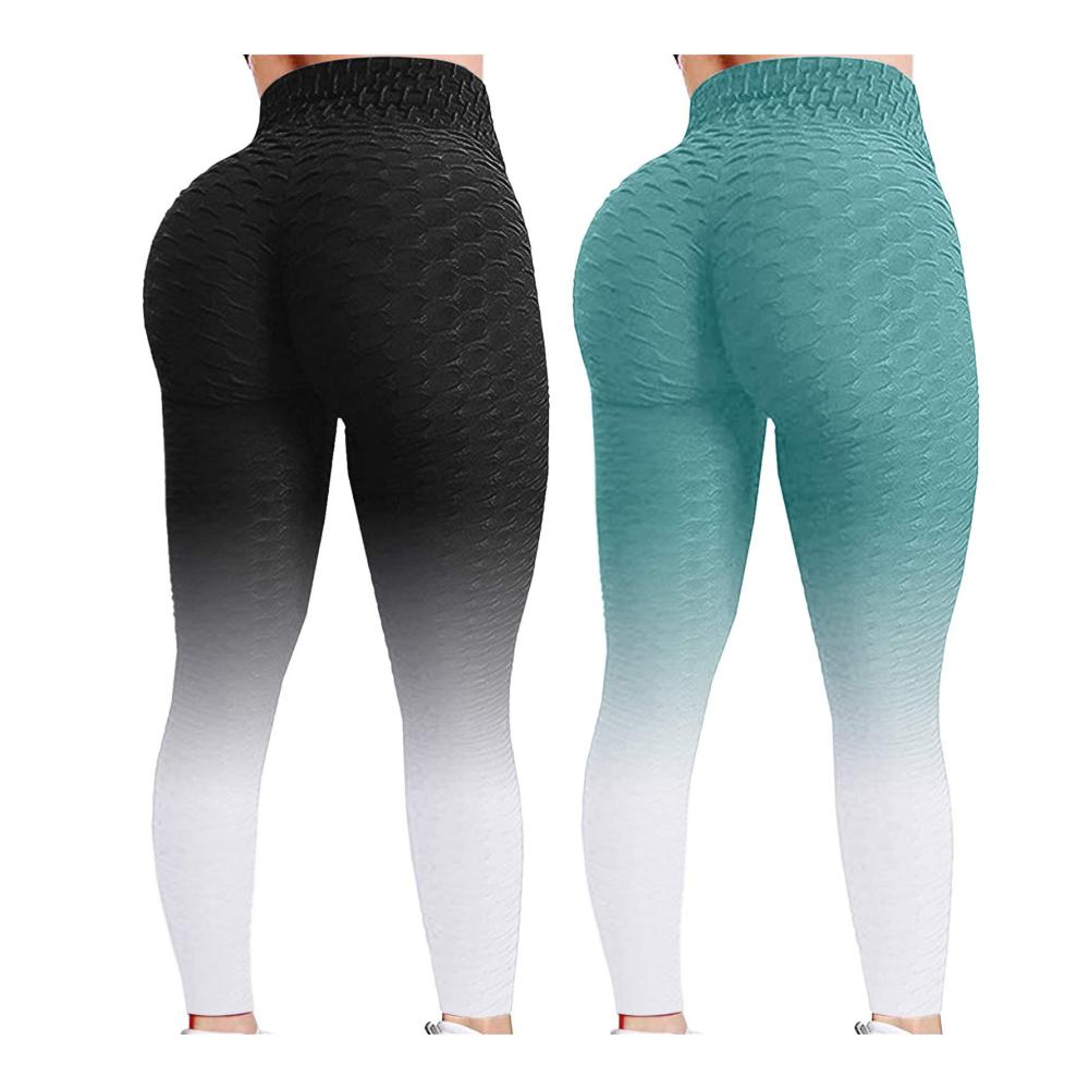 Entdecken Sie den ultimativen Komfort mit SDFRK High Waist Leggings! 2er Pack für Damen mit Push-Up Effekt und Farbverlauf. Perfekt für Fitness Yoga und mehr! Hüften formend sexy und stilvoll