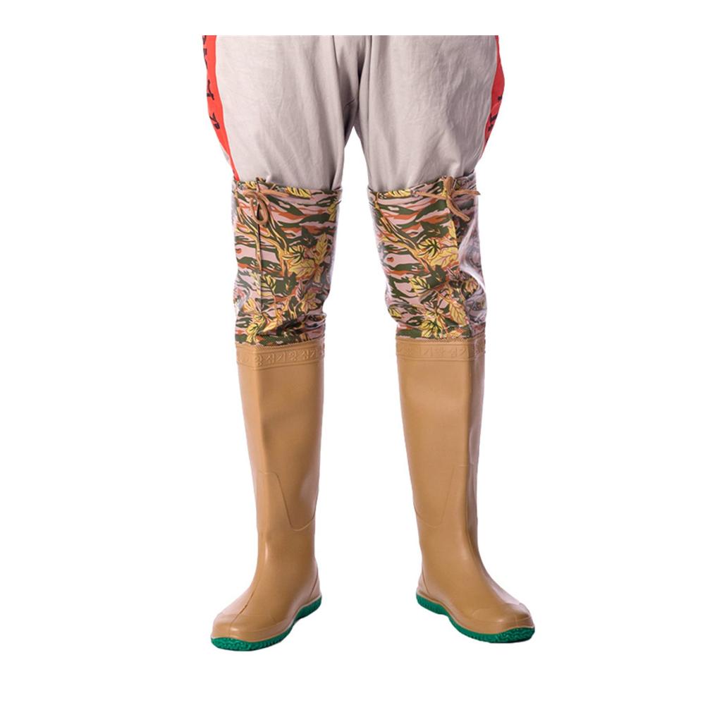 Entdecke die Vielseitigkeit Premium Gummi-Stiefel für Männer & Frauen – Robuste Hüftstiefel zum Angeln Jagen & in der Landwirtschaft. Bequem & strapazierfähig. Jetzt in Beige erhältlich