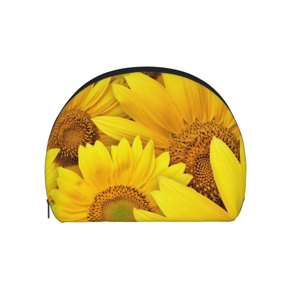 Entzückende Mini-Münzbörse mit Sonnenblumenmotiv - Perfekt für den täglichen Gebrauch und als Geschenkidee