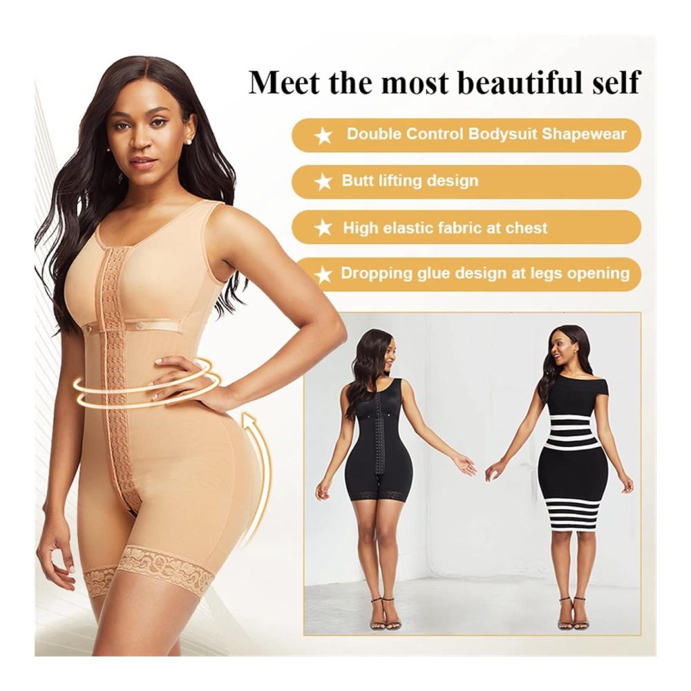 Erzielen Sie eine makellose Silhouette mit unserem Formenden Body Shaper für Frauen | Bauchkontrolle Shapewear & Kompressionskleidung nach Operationen