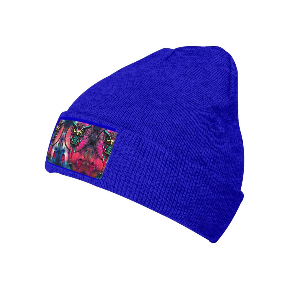 Entdecke den winterlichen Charme Galaxie-Eulen Strickmütze für ultimative Wärme und Stil! Perfekte Unisex-Wintermütze weich und gemütlich für kalte Tage