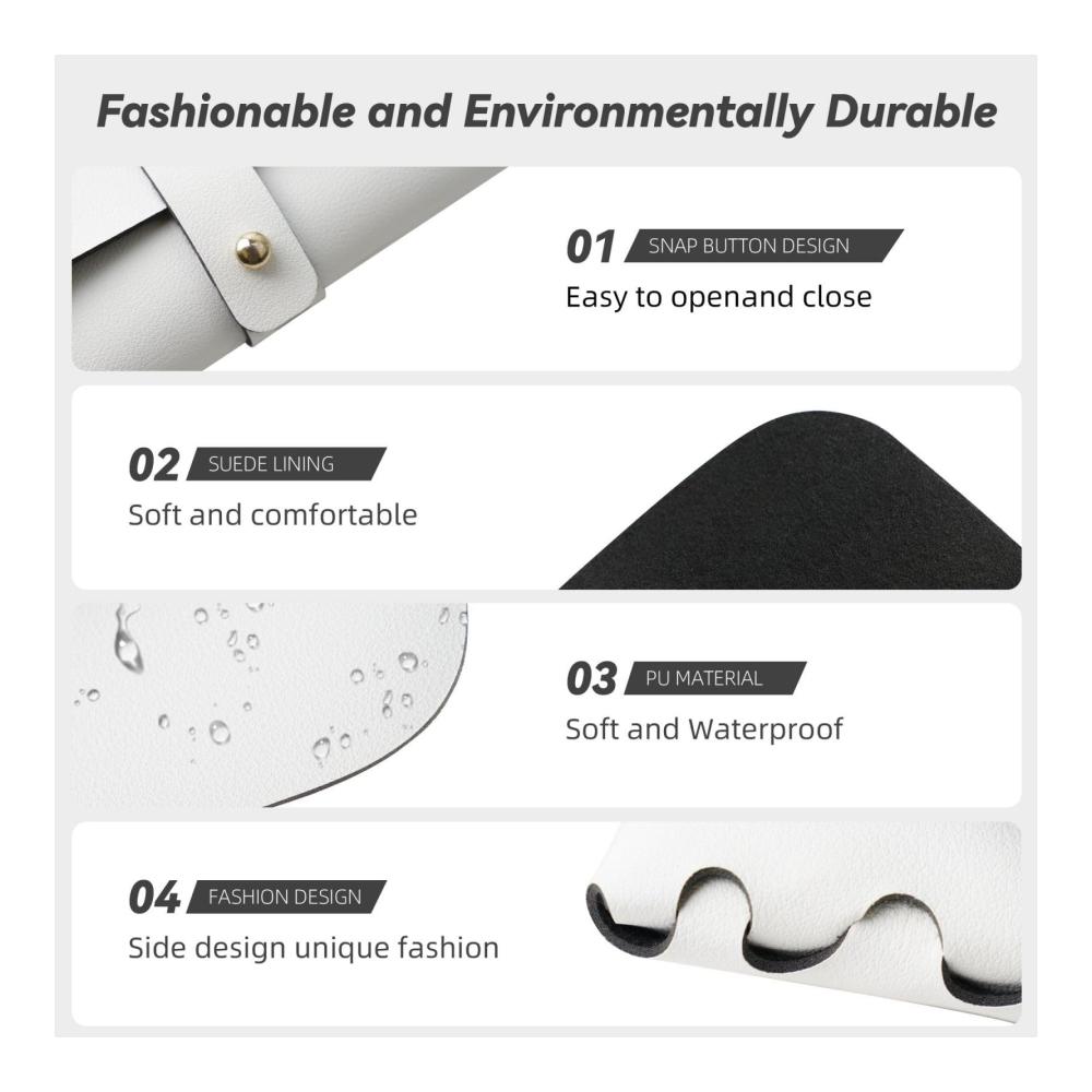 Lustige Sonnenbrillenetuis aus Leder mit Marienkäfer-Aufdruck für optimalen Schutz──Elegante PU-Leder Brillencases mit weichem Futter verschiedene stylische Designs