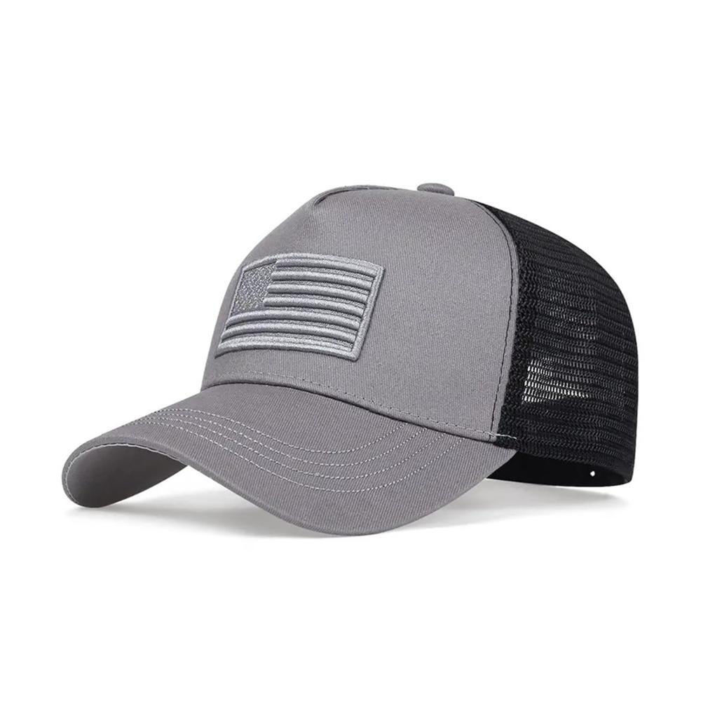 Auffällige Baseball Caps mit US-Flaggenaufklebern - Perfekte Kopfbedeckung für Outdoor-Sportler und Modebewusste Damen und Herren