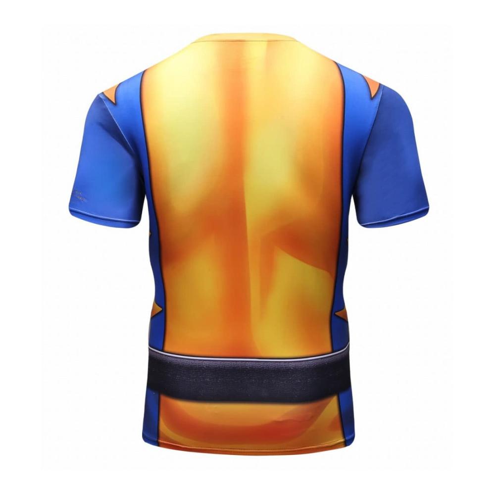 Entfesseln Sie Ihren inneren Superhelden mit diesem eng anliegenden gelben Fitness T-Shirt von Cody Lundin für Herren. Ein Must-Have für Sport und Stil