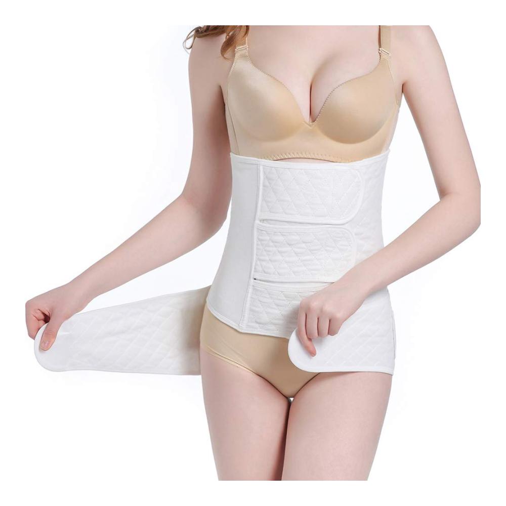 Herzband Postpartum Bauchband Formender Bauchgürtel Postoperativer Erholungs-Bauchband Baumwoll-Erholungsband zum Abflachen des Bauches für Frauen (M