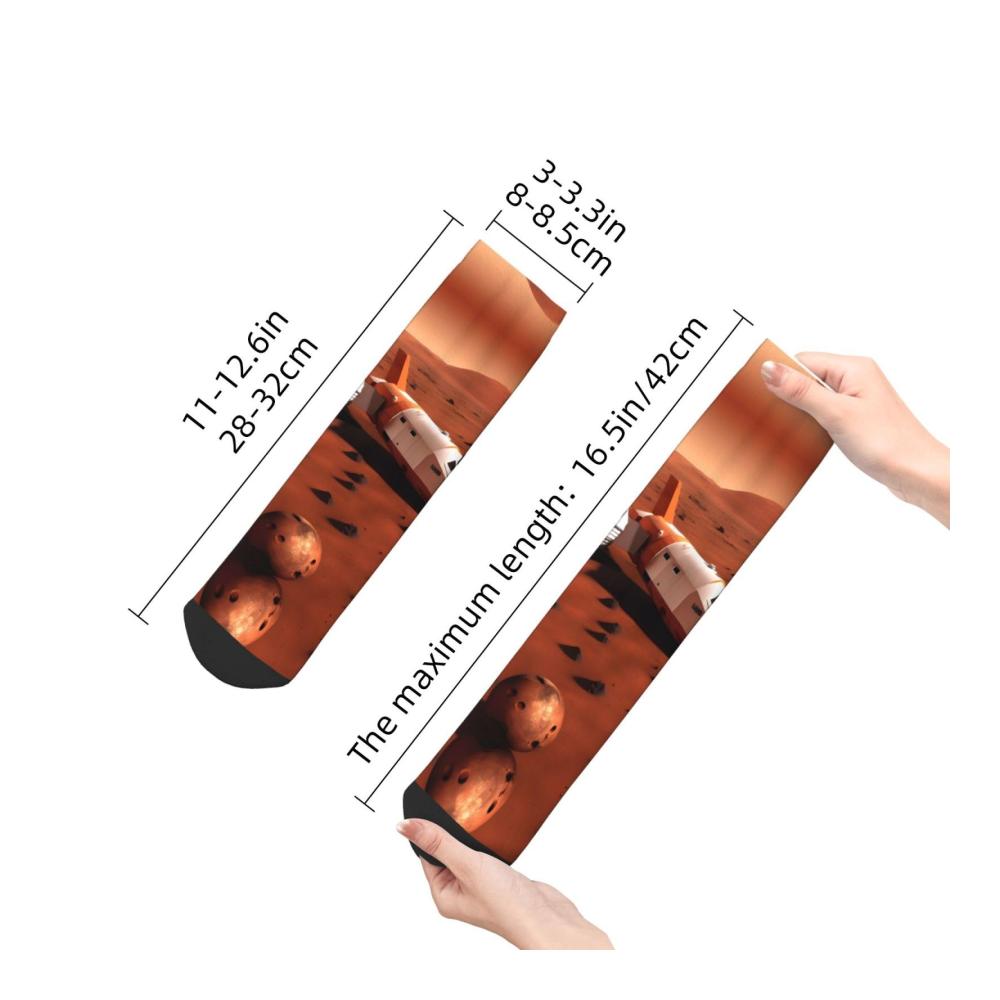 Entdecken Sie den Komfort Modische Mars Planet Knöchelsocken für Damen und Herren – Bequeme One-Size-Option mit stilvollen Designs