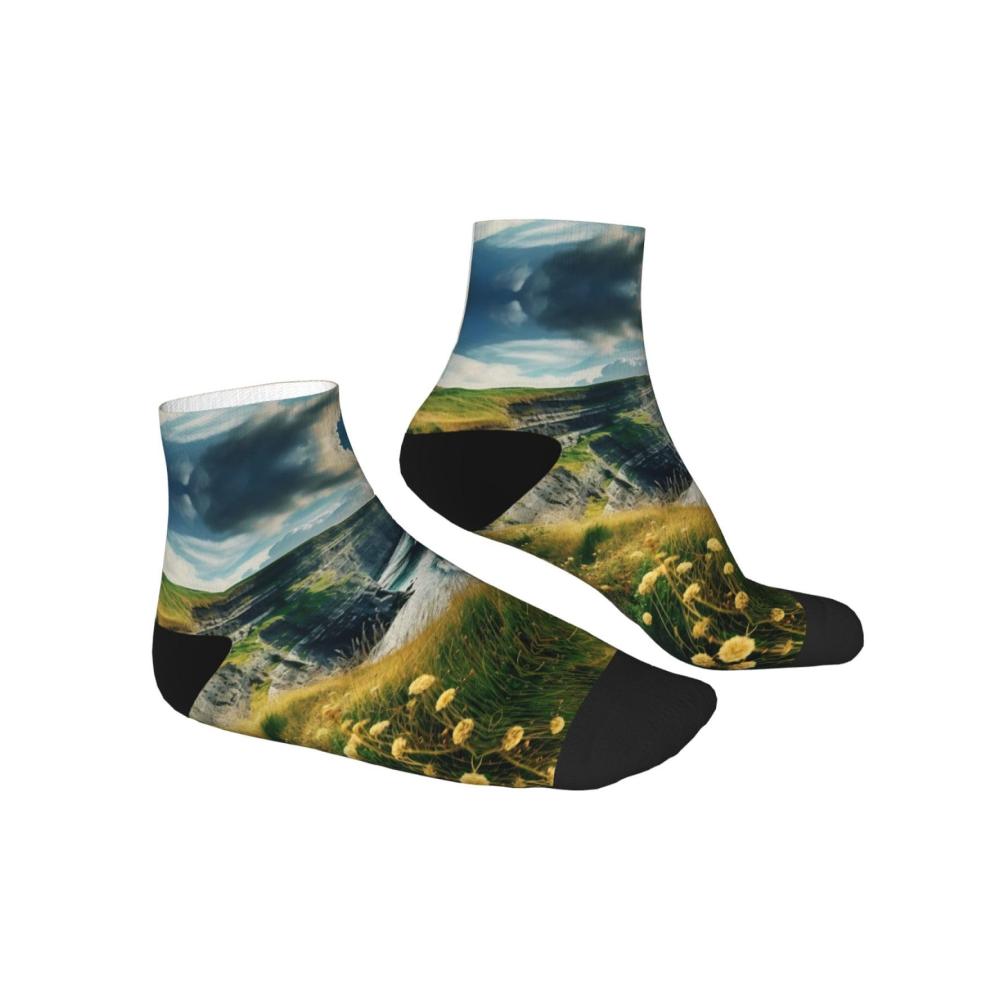 Entdecken Sie das ultimative Komfortgefühl mit Knöchelsocken für Damen und Herren – Irland Outdoors County Clare The Cliffs. Modische Muster perfekte Passform in einer Größe