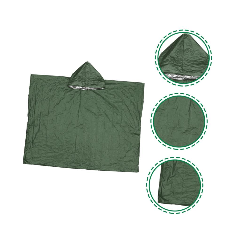 5tlg. Notfall-Regenmantel-Set｜Ultimativer Schutz vor unvorhersehbaren Niederschlägen｜Unisex Regenmäntel für Ausflüge Camping & mehr｜Einfach tragbar & unentbehrlich für jeden Notfall