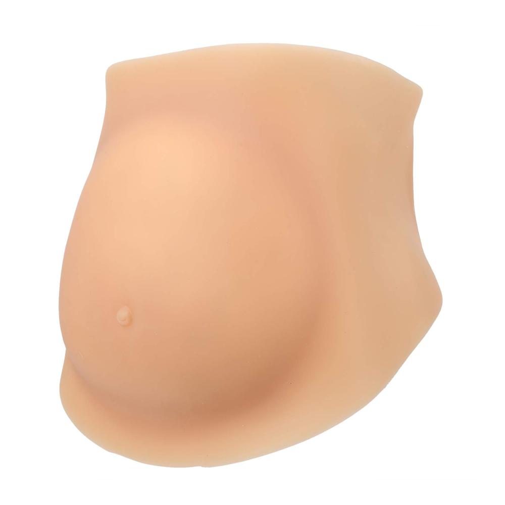Künstlicher Babybauch aus Silikon & Seide - Perfekte Schwangerschaftsillusion für Fotoshootings & Performances - Hochwertige Umstandsmode in M