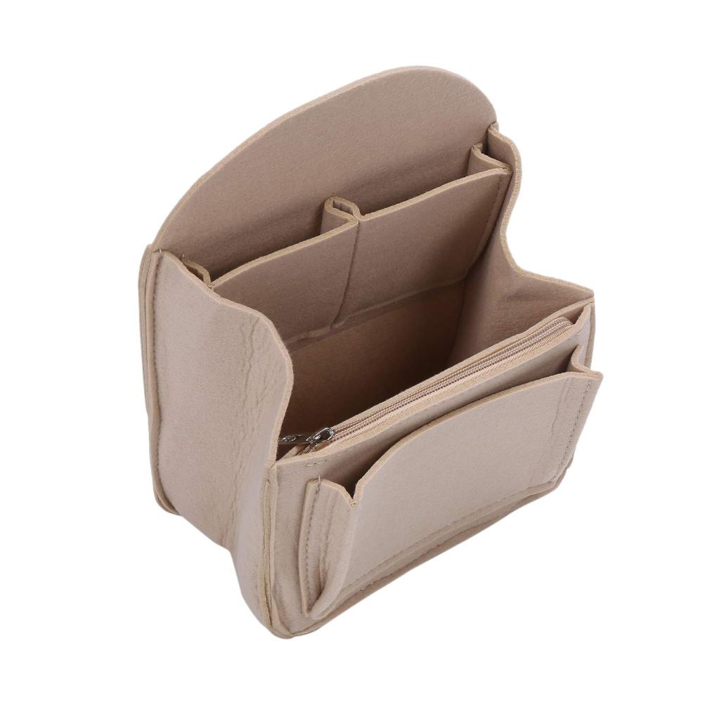 Maximale Organisation Filz Taschenorganizer für Rucksäcke und Handtaschen – Perfekte Aufbewahrungslösung für Männer und Frauen – Dunkles Khaki