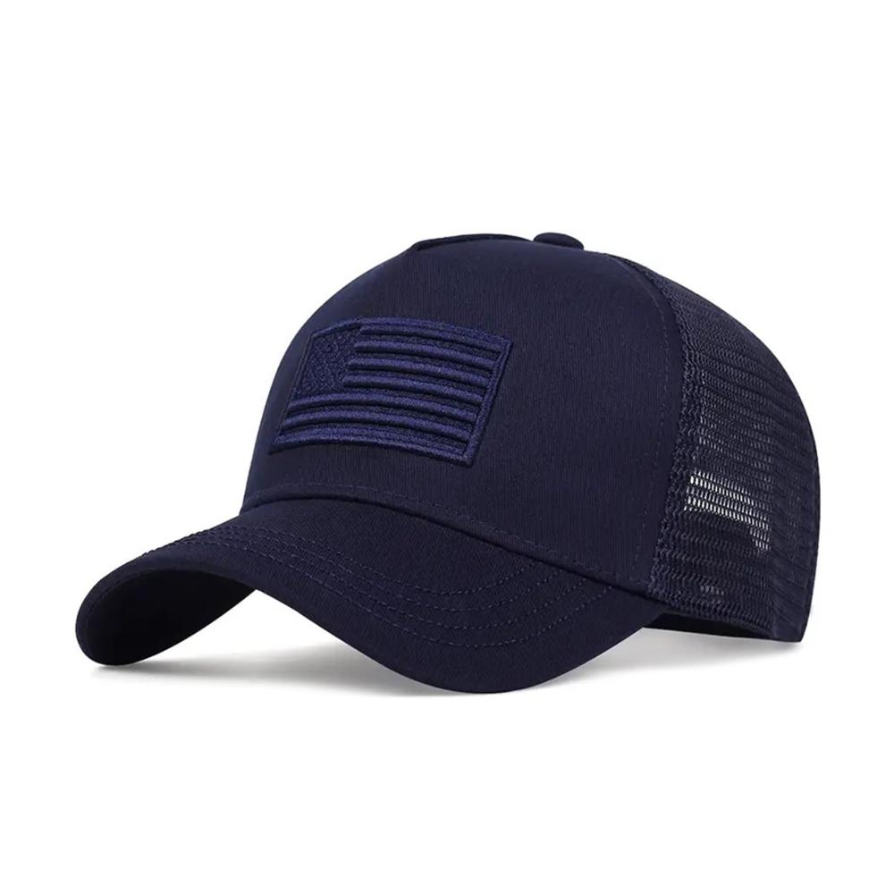 Auffällige Baseball Caps mit US-Flaggenaufklebern - Perfekte Kopfbedeckung für Outdoor-Sportler und Modebewusste Damen und Herren