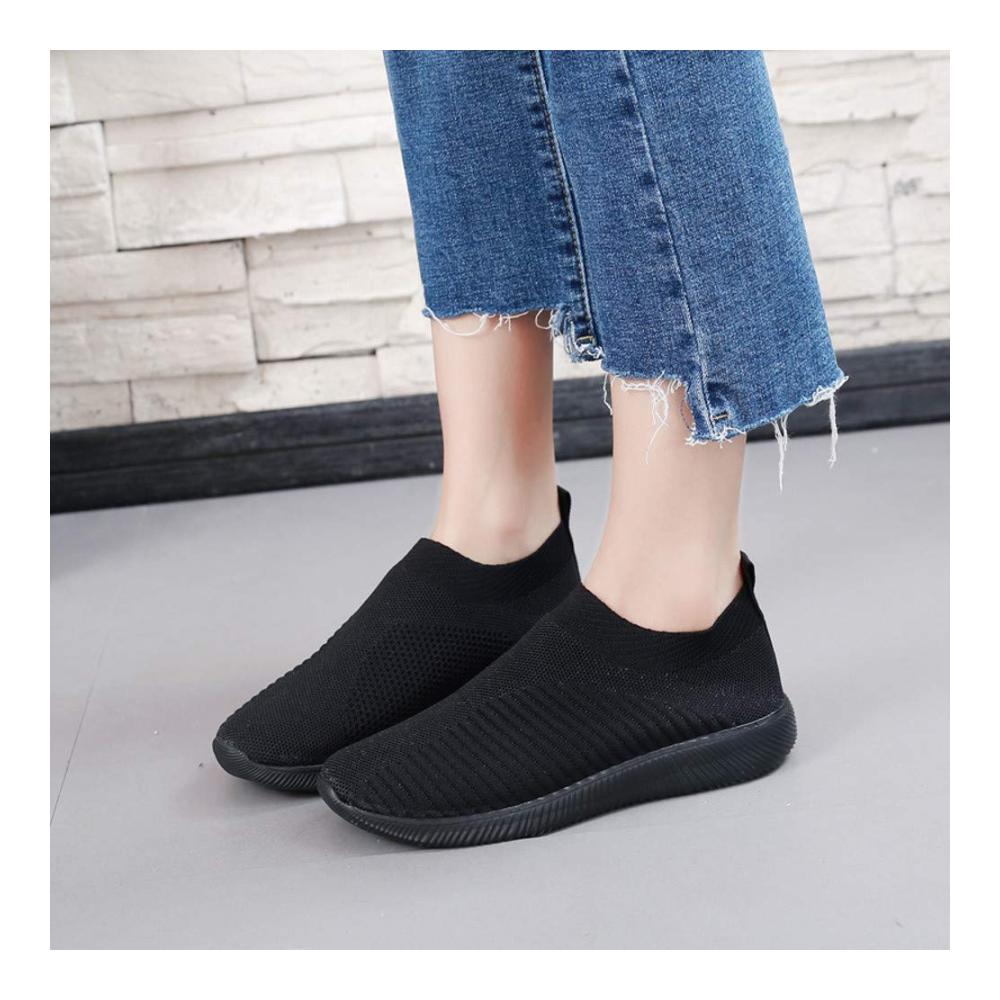 Damen Walkingschuhe - Leichte und bequeme Sneaker für Fitness Sport Freizeit und Sommer
