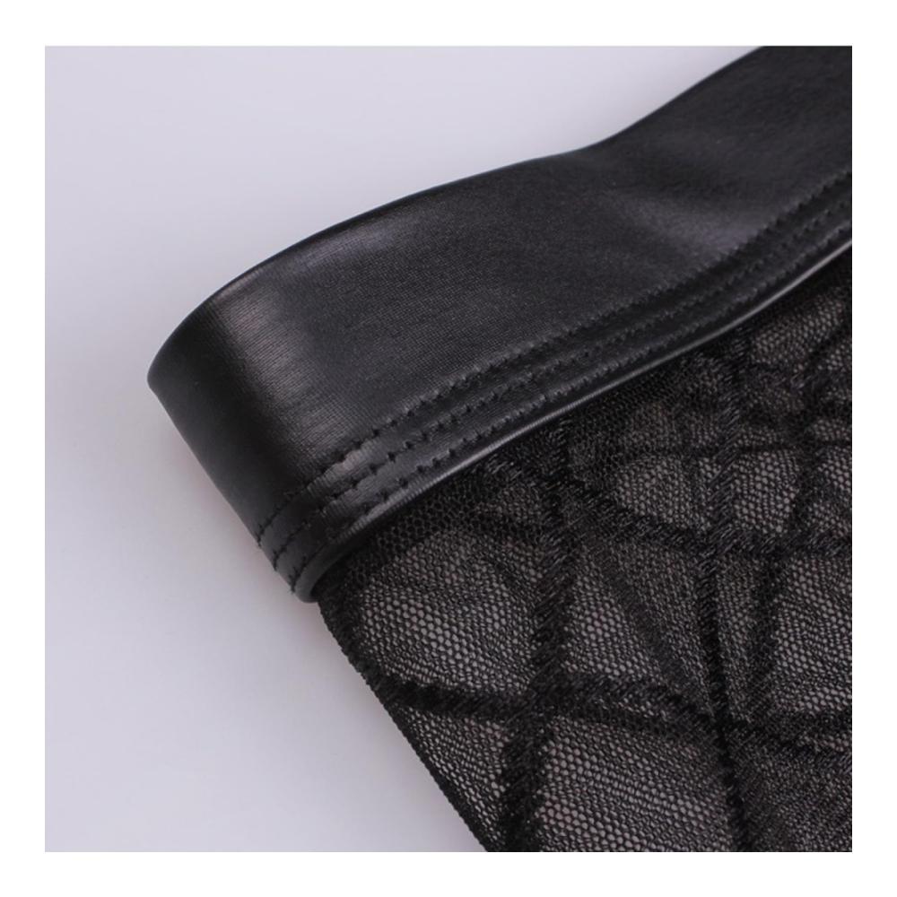 Entdecke verführerische Herren Strings Sexy Rhombus Mesh Low Waist Quick Dry Unterwäsche für den stilbewussten Mann. Jetzt shoppen