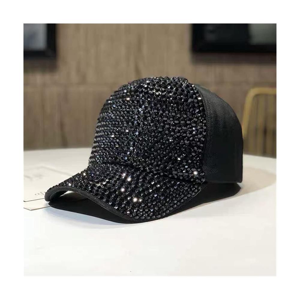 Entdecken Sie den ultimativen Glanz Baseball Caps mit Strasssteinen Perlen & Pailletten! Luxuriöses Design für stilbewusste Frauen. Sommer-Statement! Jetzt sichern