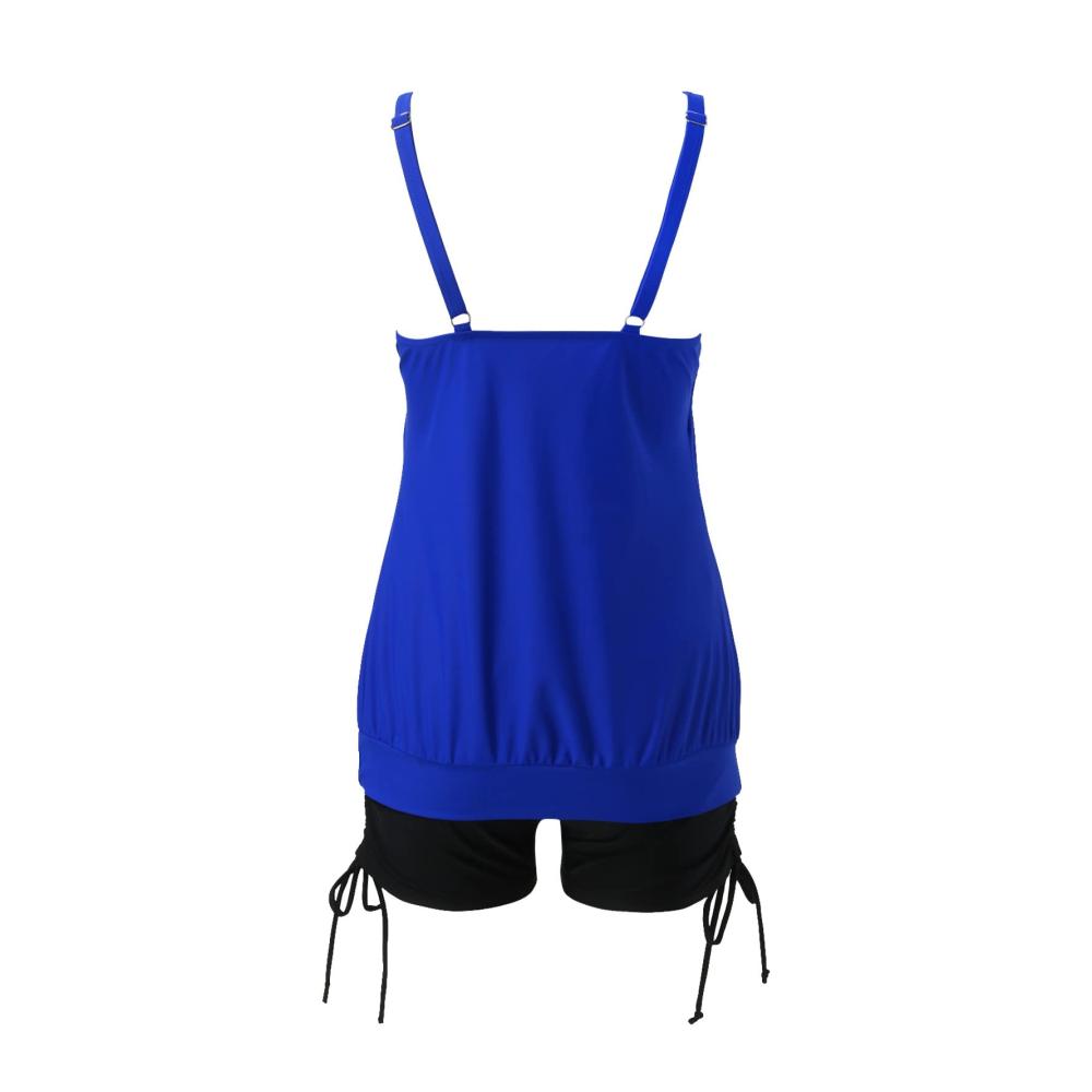Attraktives Angebot Trendige Tankini Sets für Frauen – Bauchweg Beachwear in XXXXL Blau 3 – Jetzt zugreifen und stilvoll baden