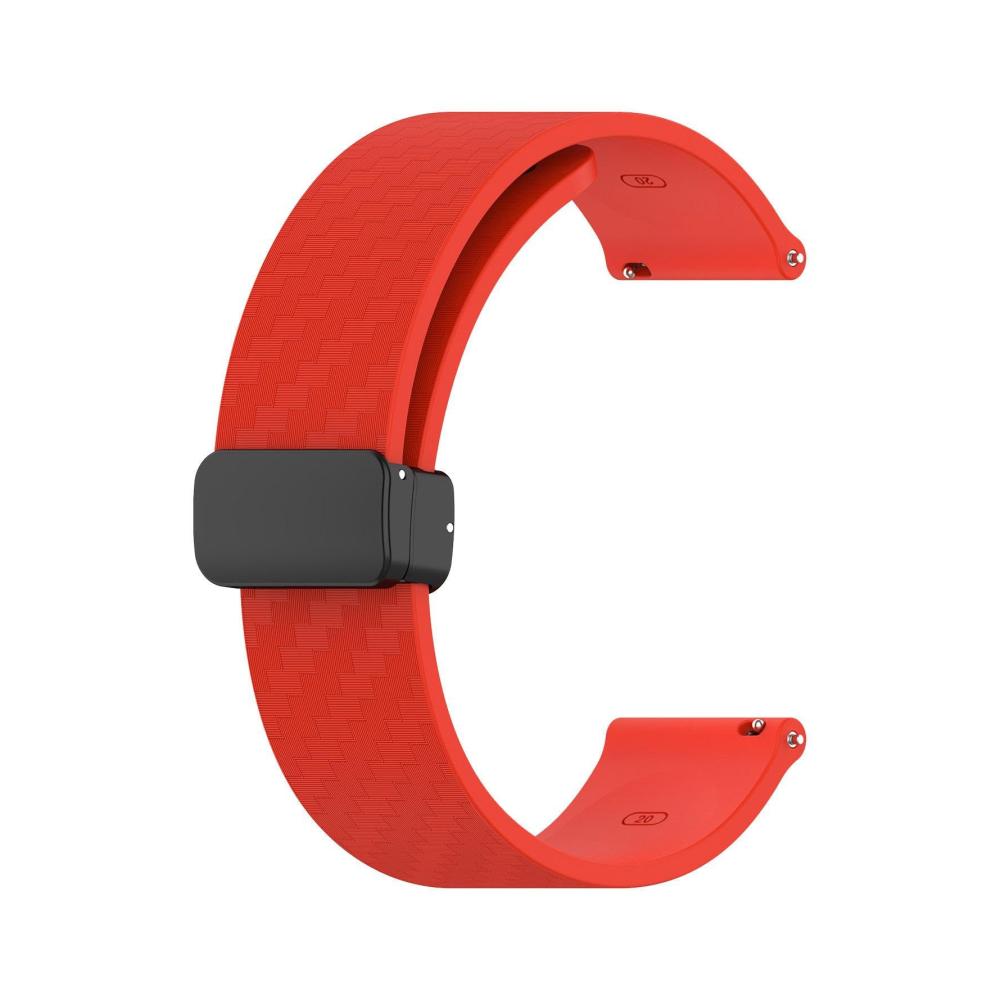 Entdecken Sie die Vielseitigkeit Wasserdichte Magnetische Silikon-Uhrenarmbänder für Smartwatches - 22 mm Verstellbares Schlaufenarmband mit starkem Magnetverschluss
