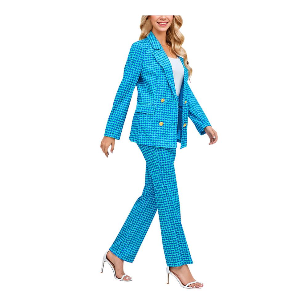 Entdecken Sie den zeitlosen Stil Kobilee Damen Hosenanzug - Eleganz trifft auf Vielseitigkeit in diesem Langarm-Zweiteiler. Perfekt für Business und Freizeit