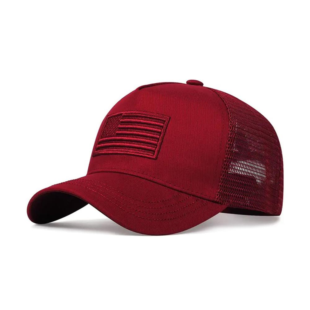 Auffällige Baseball Caps mit US-Flaggenaufklebern - Perfekte Kopfbedeckung für Outdoor-Sportler und Modebewusste Damen und Herren