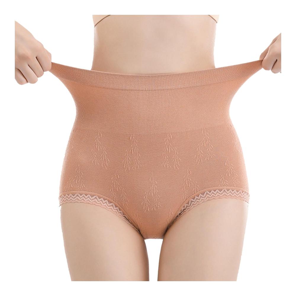 Große Größen Damen-Slips 3er-6er-Packung hohe Taille nahtlose Unterwäsche volle Deckung weiche Panties