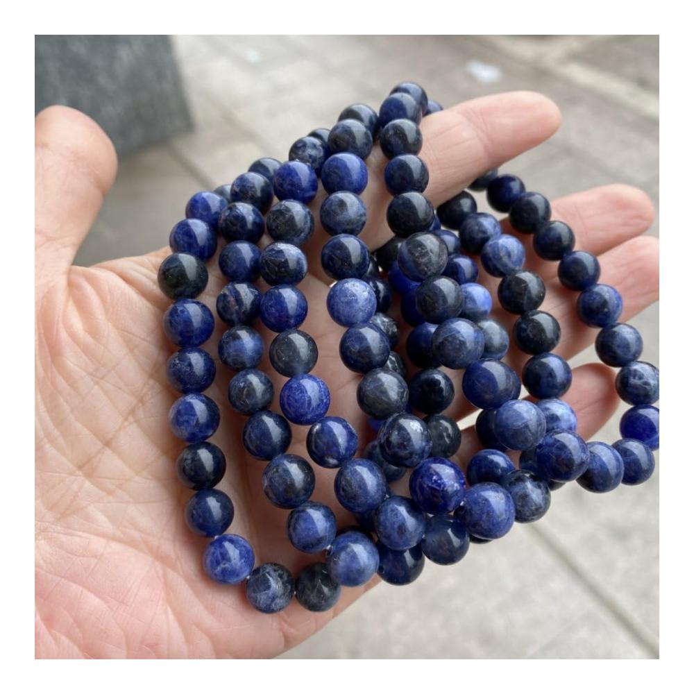 Entdecke das perfekte Geschenk Verstellbares Chakra Armband mit Dumortierit-Natursteinperlen. Einzigartiger Armschmuck für Frauen Mädchen und Jungen. Weihnachtsschmuck der Herzen berührt