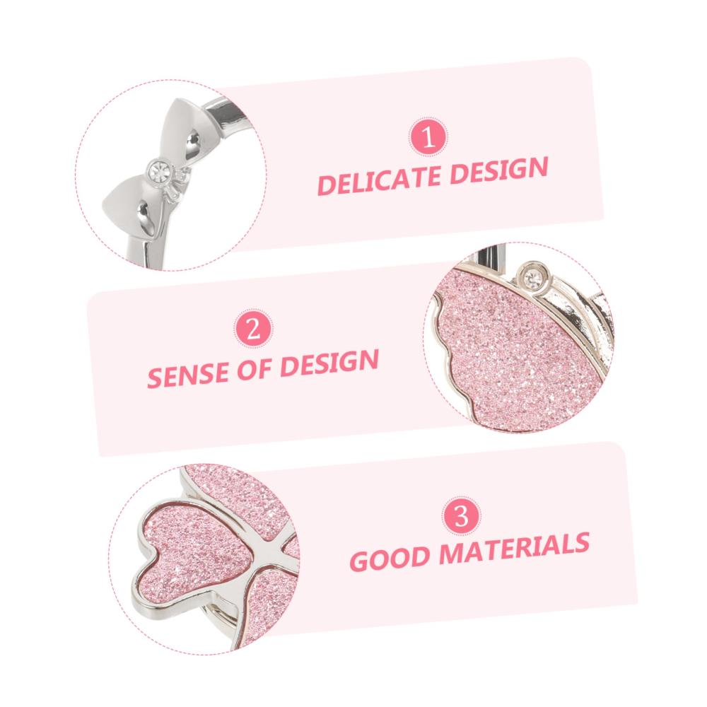 Stilvoller Handtaschenhalter Tragbarer Schmetterlings-Taschenhaken für Tische - Platzsparend falten und schnallen Sie Ihre Einkaufstasche elegant ab! Ideal für unterwegs
