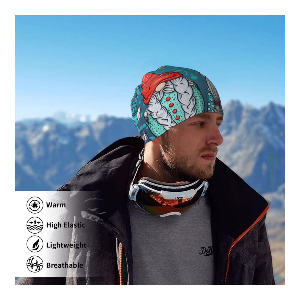 Winddichte Winter Schals Halstücher für Männer und Frauen Weihnachten Zwerge Schnee Festival Laufen Skifahren Outdoor Sport One Size
